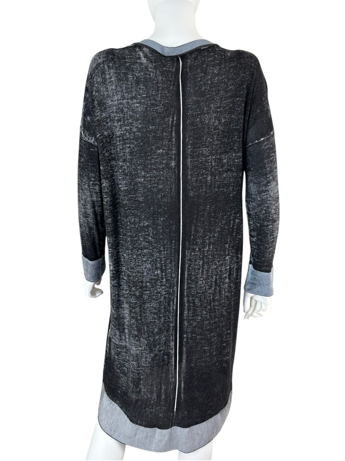 Mer Sea Black Cashmere Sweater Dress Size L