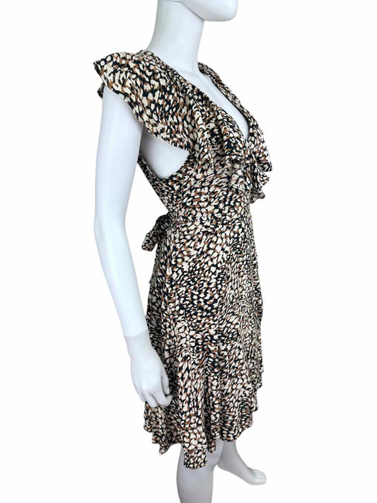 Free People NWT Leopard Print Wrap Dress Size M