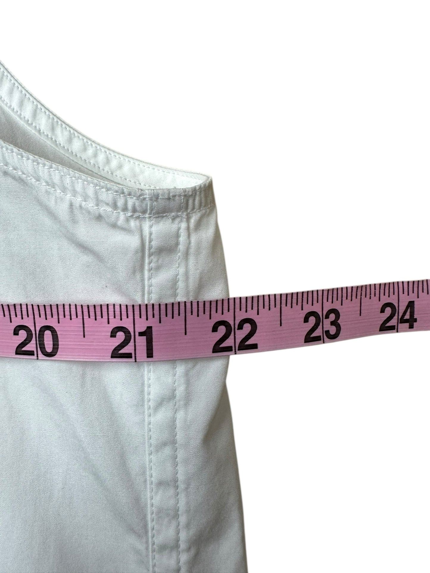 Frank & Eileen White 100% Cotton Fiona Button-Up Shirt Size L