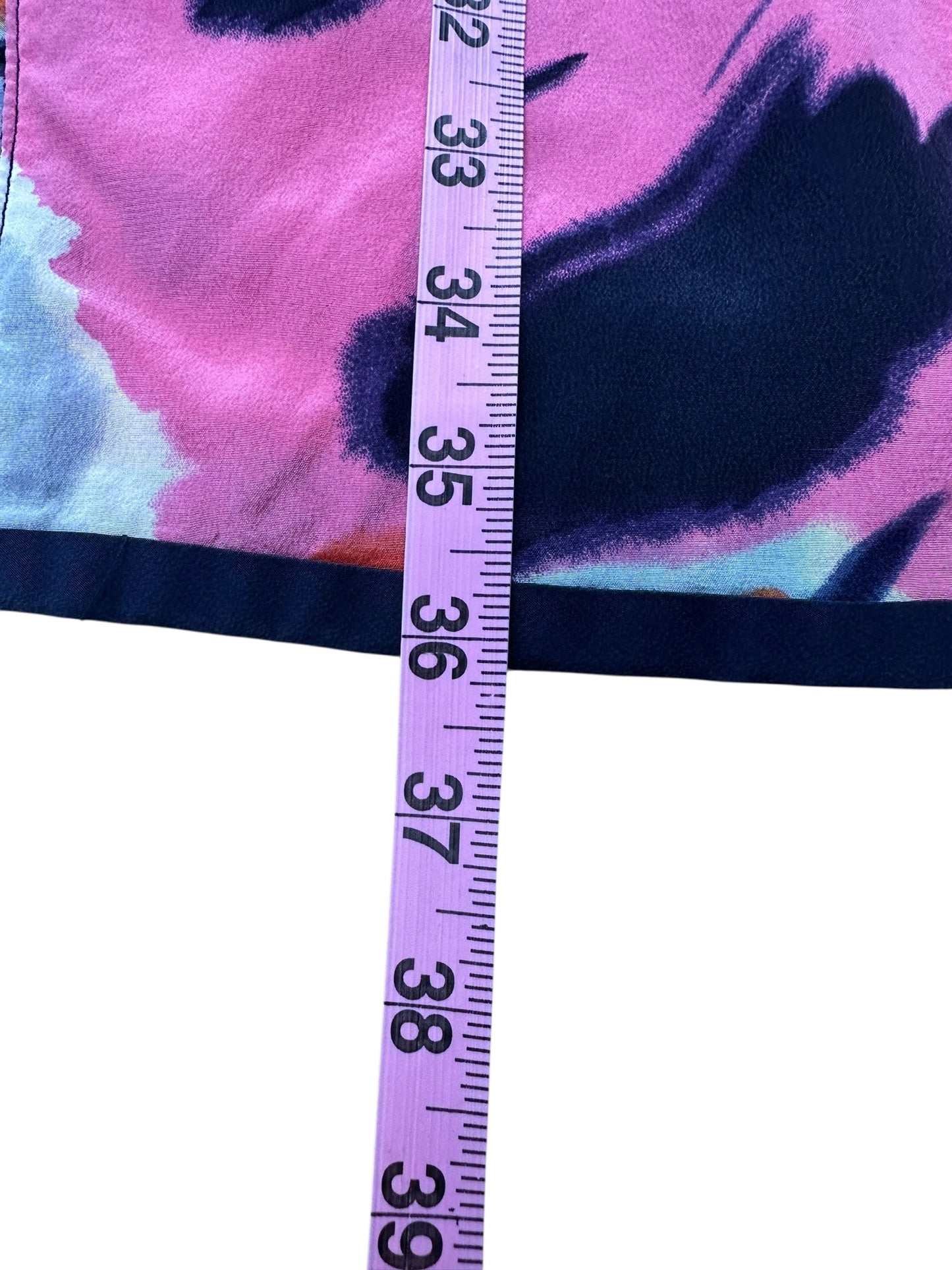 BCBGMAXAZRIA Multi-colored Silk Print Dress Size 6