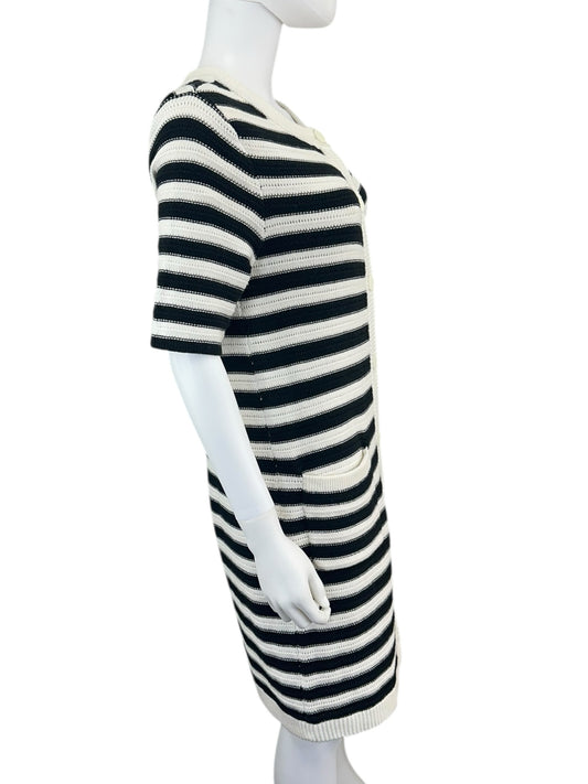SANCTUARY NWT Black Striped Sweater Dress Size M