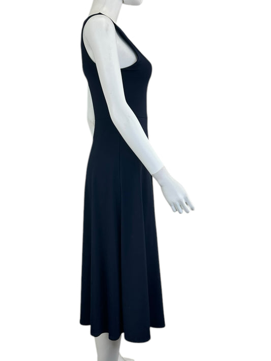 SUSANA MONACO Navy Midi Dress Size S