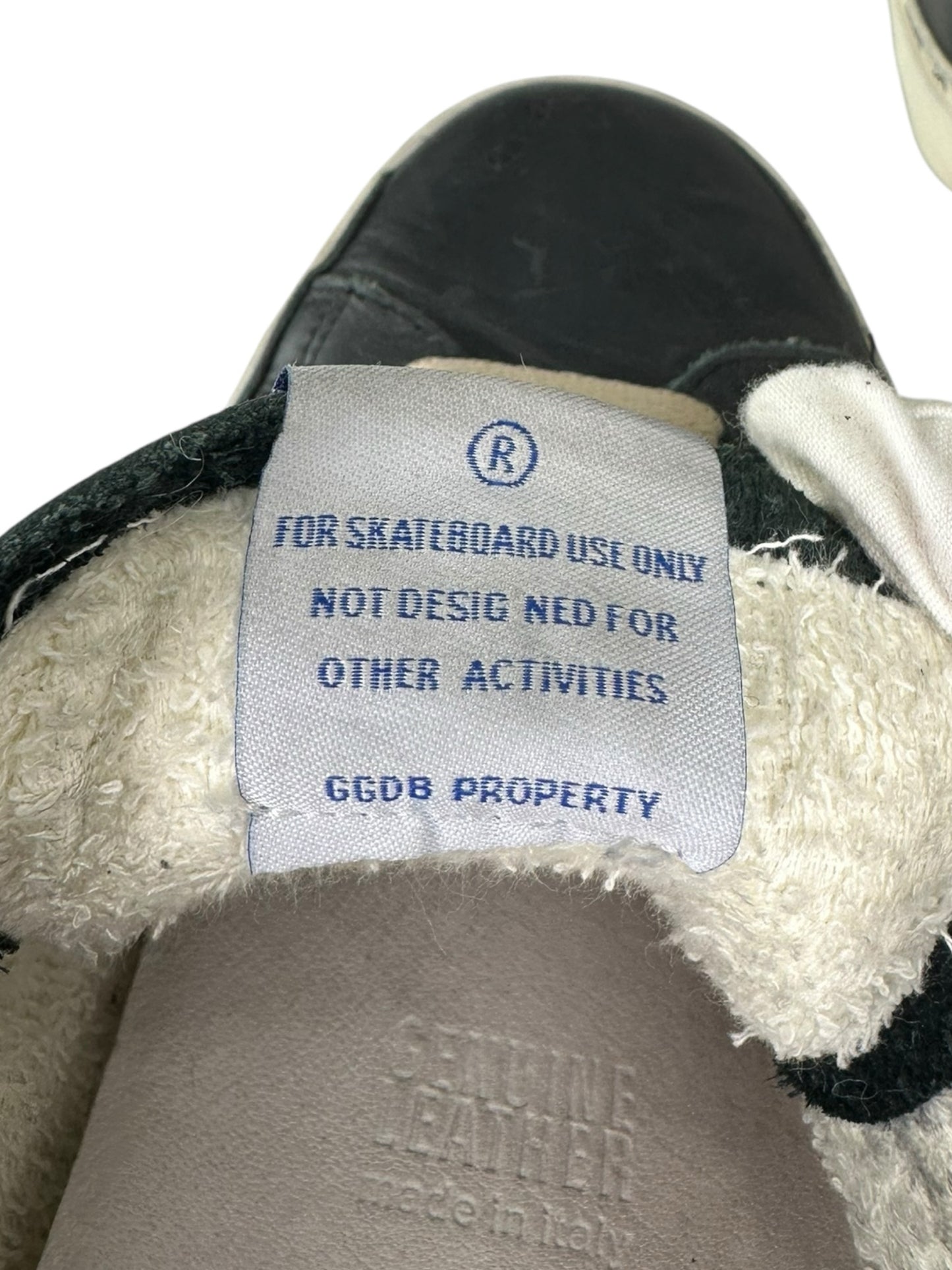 GOLDENGOOSE Black Super-Star Leather Sneakers Size 42
