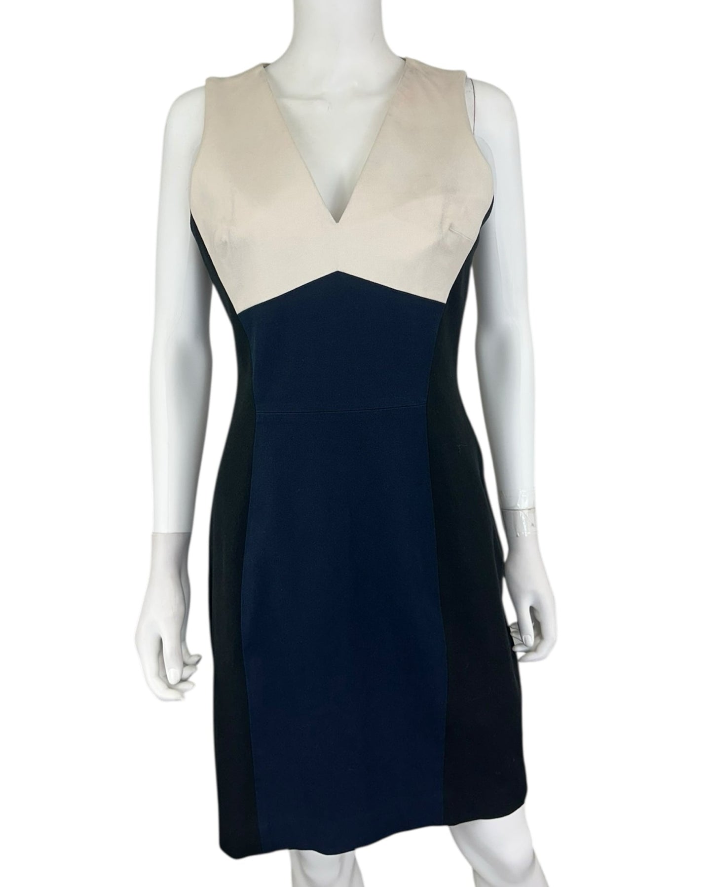 BANANA REPUBLIC Colorblock Midi Dress Size 8