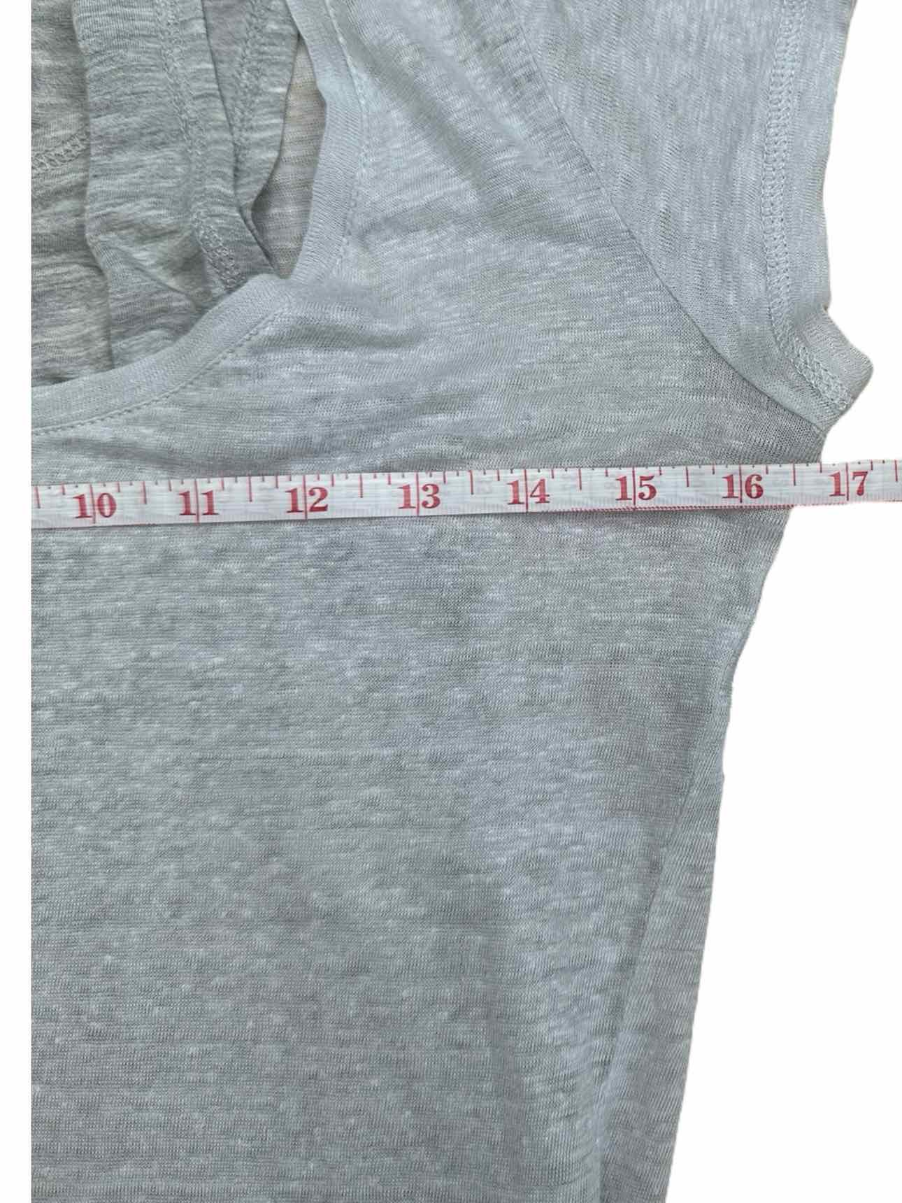 MAJESTIC PARIS Gray Knit Top Size S