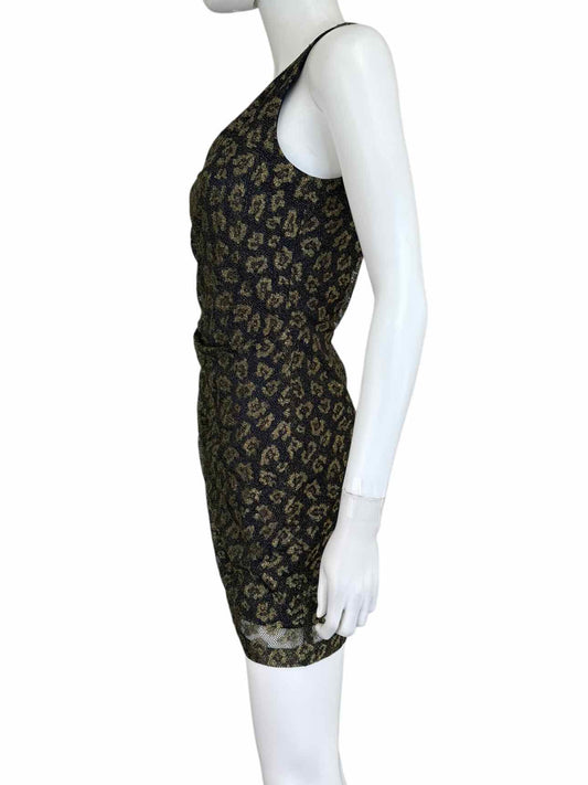 David Meister Gold Lace Dress Size 4