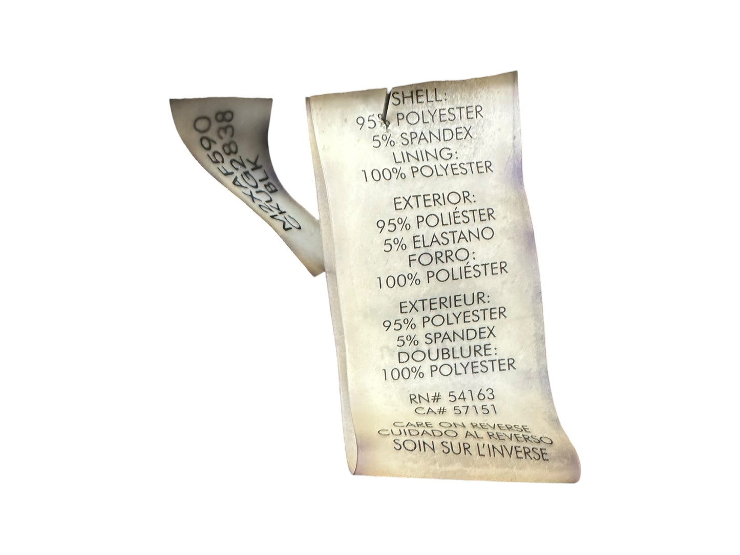 Calvin Klein Black Sequin Button-Down Shirt Size M