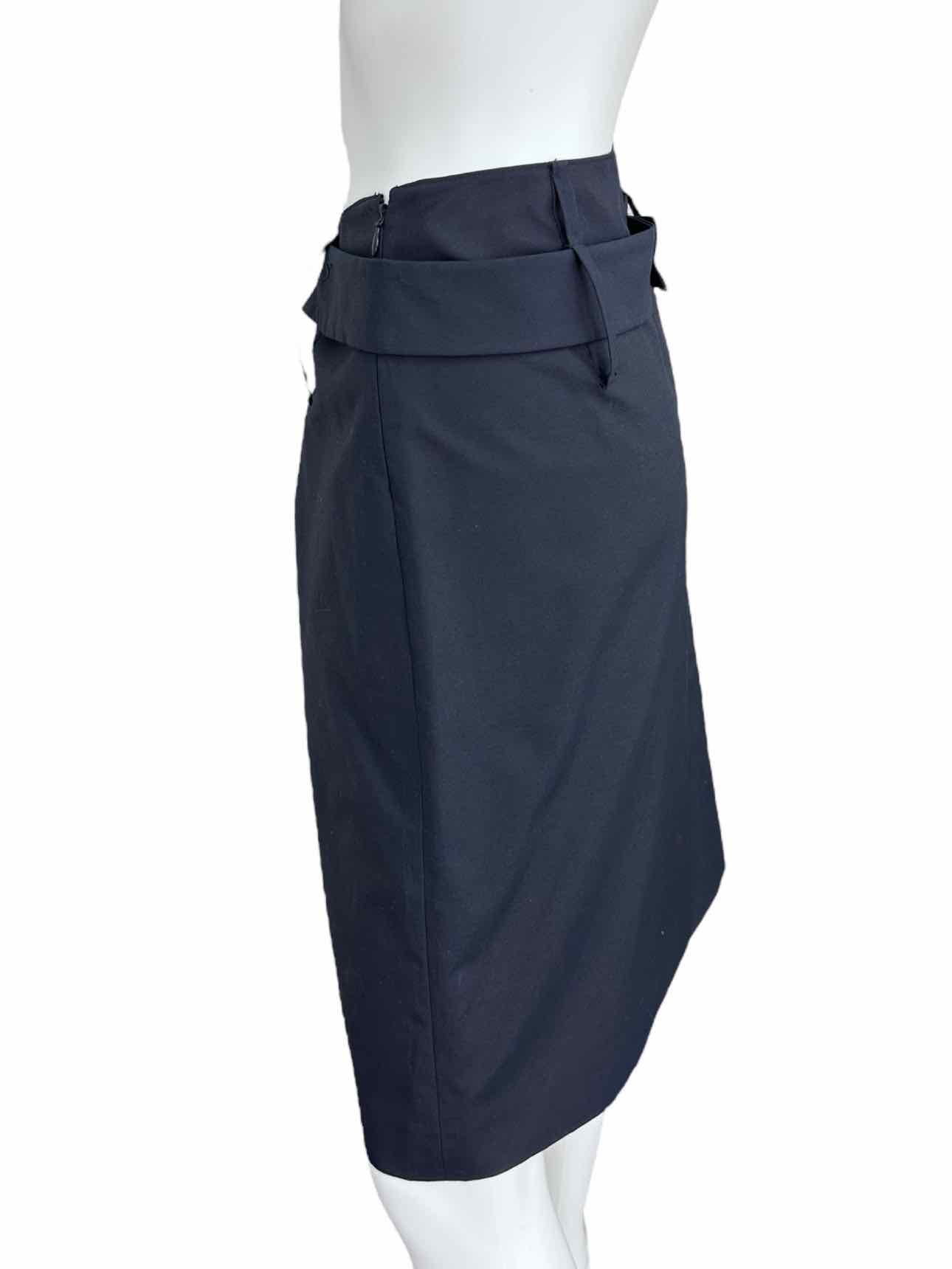 PRADA Navy Pencil Skirt Size 42