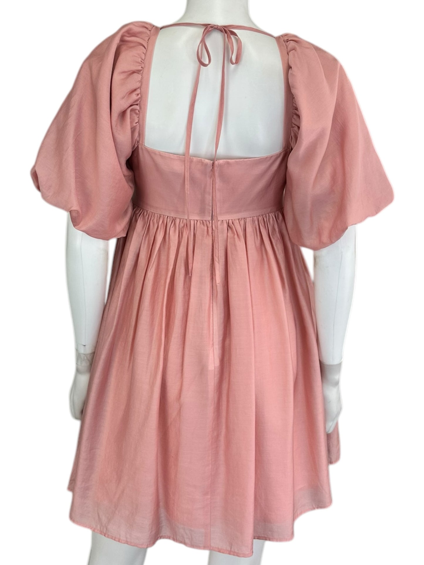 ANTONIO MELANI Pink Babydoll Mini Dress Size 0