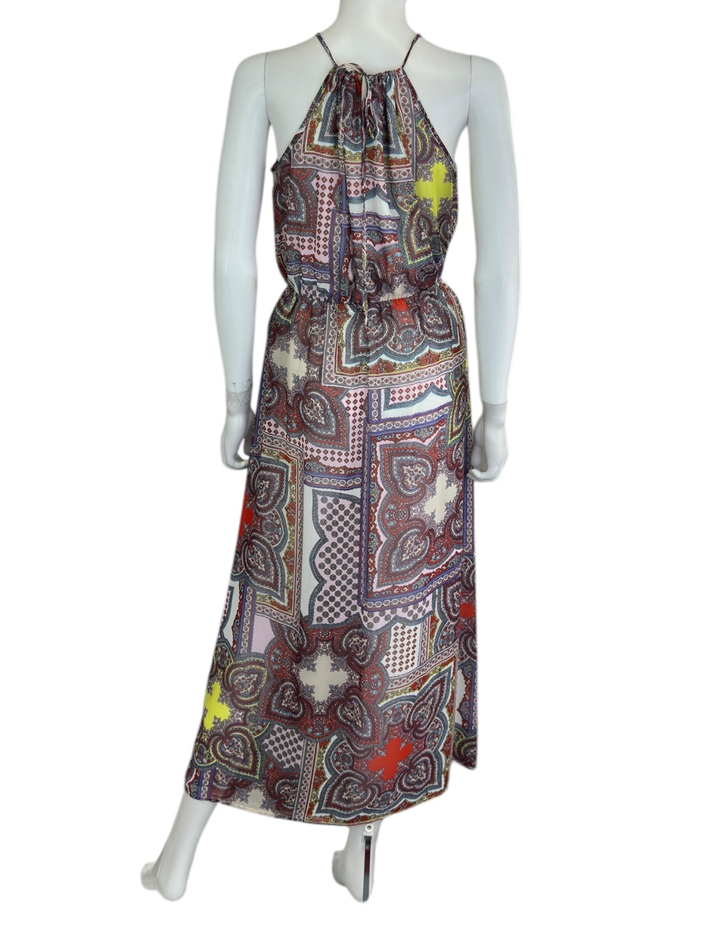 GIANNI BINI Multicolor Midi Casual Dress Size L
