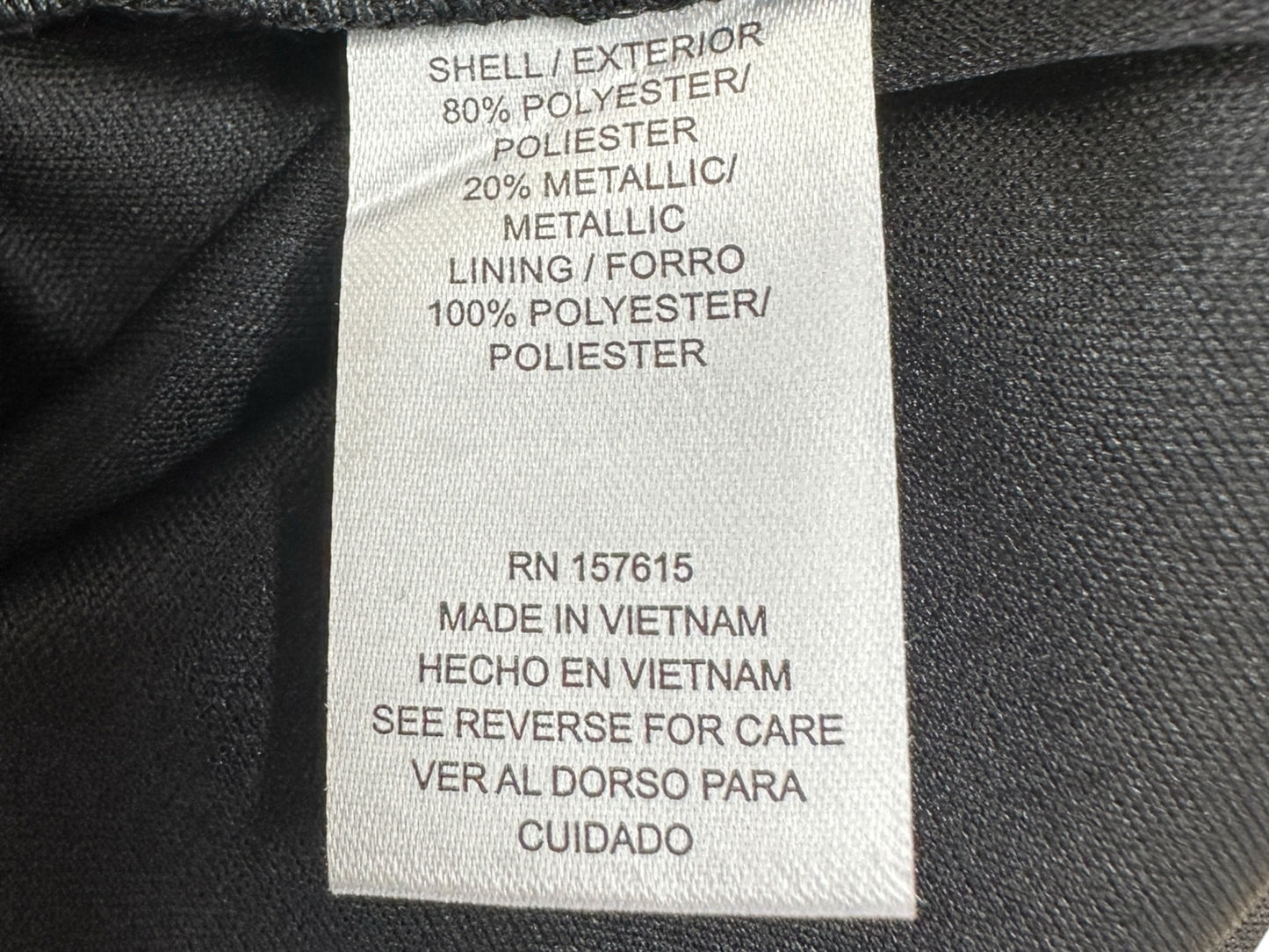 Nicole Miller NEW YORK Green Metallic Cocktail Dress Size L