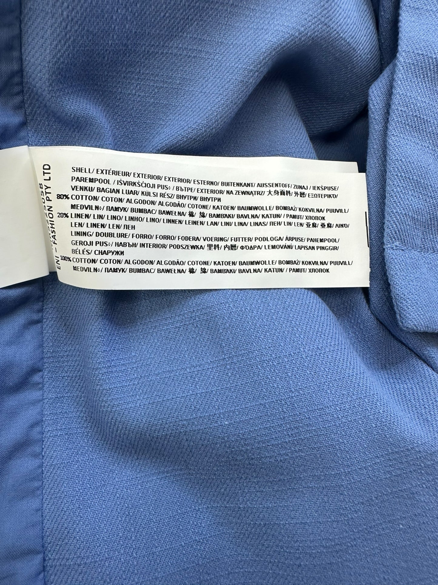 MON RENN Blue Maxi Dress Size M