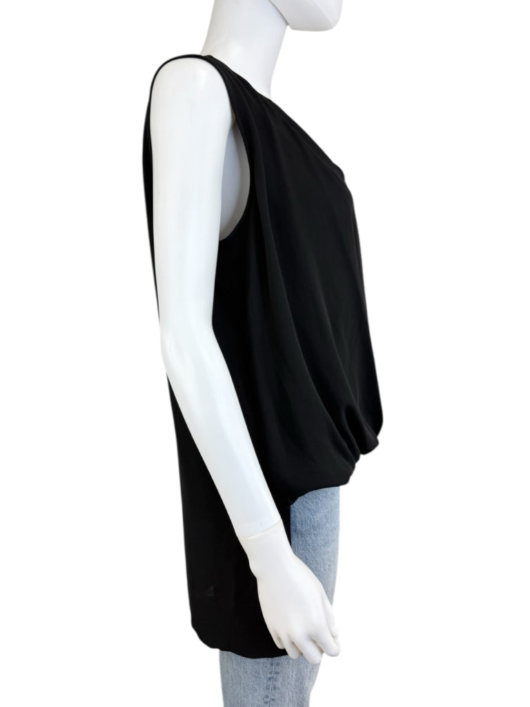 BCBGMAXAZRIA Black Antonella Sleeveless Top Size M