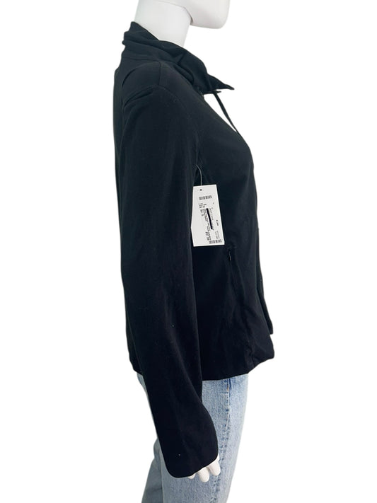 EILEEN FISHER Black Organic Cotton Jacket Size S