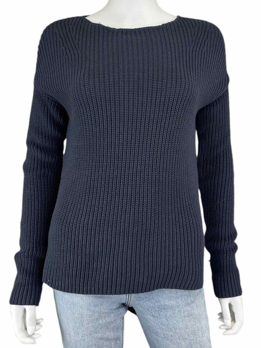 acrobat Navy High Low Sweater Size S
