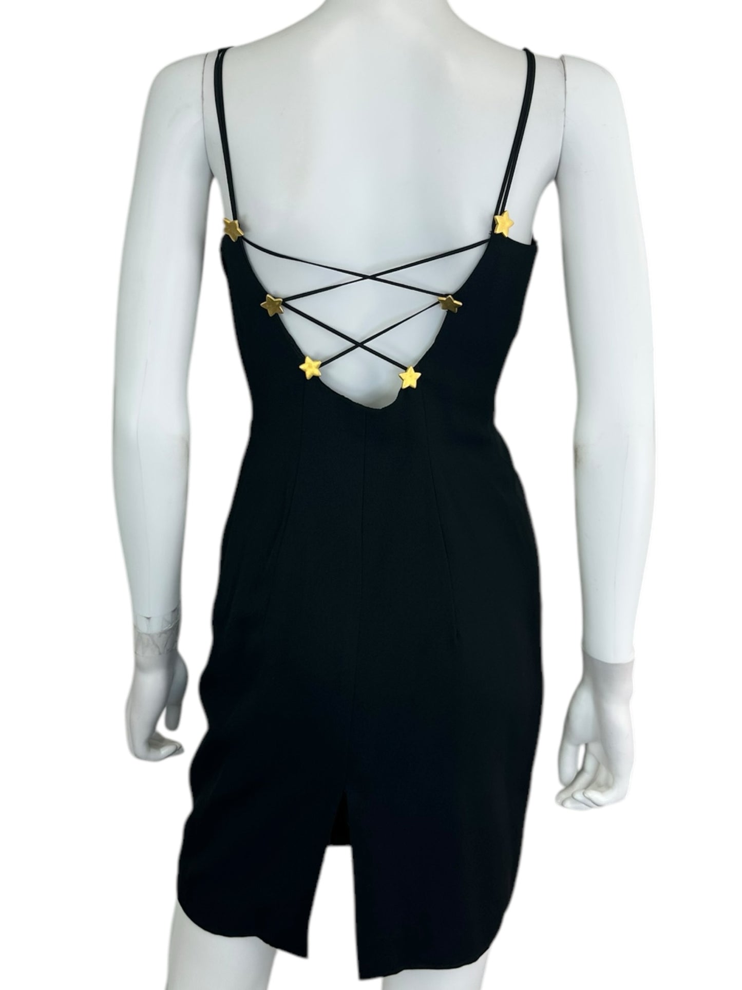 Kathryn Conover Black Mini Dress Size 2