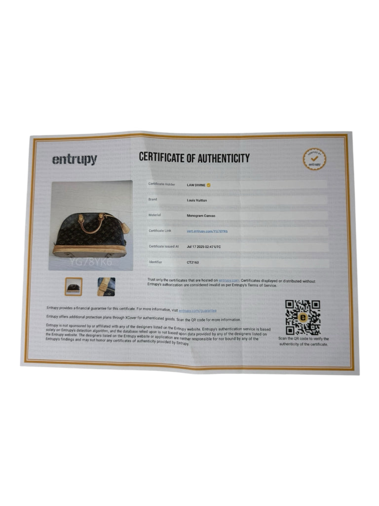 Louis Vuitton Alma PM Handbag