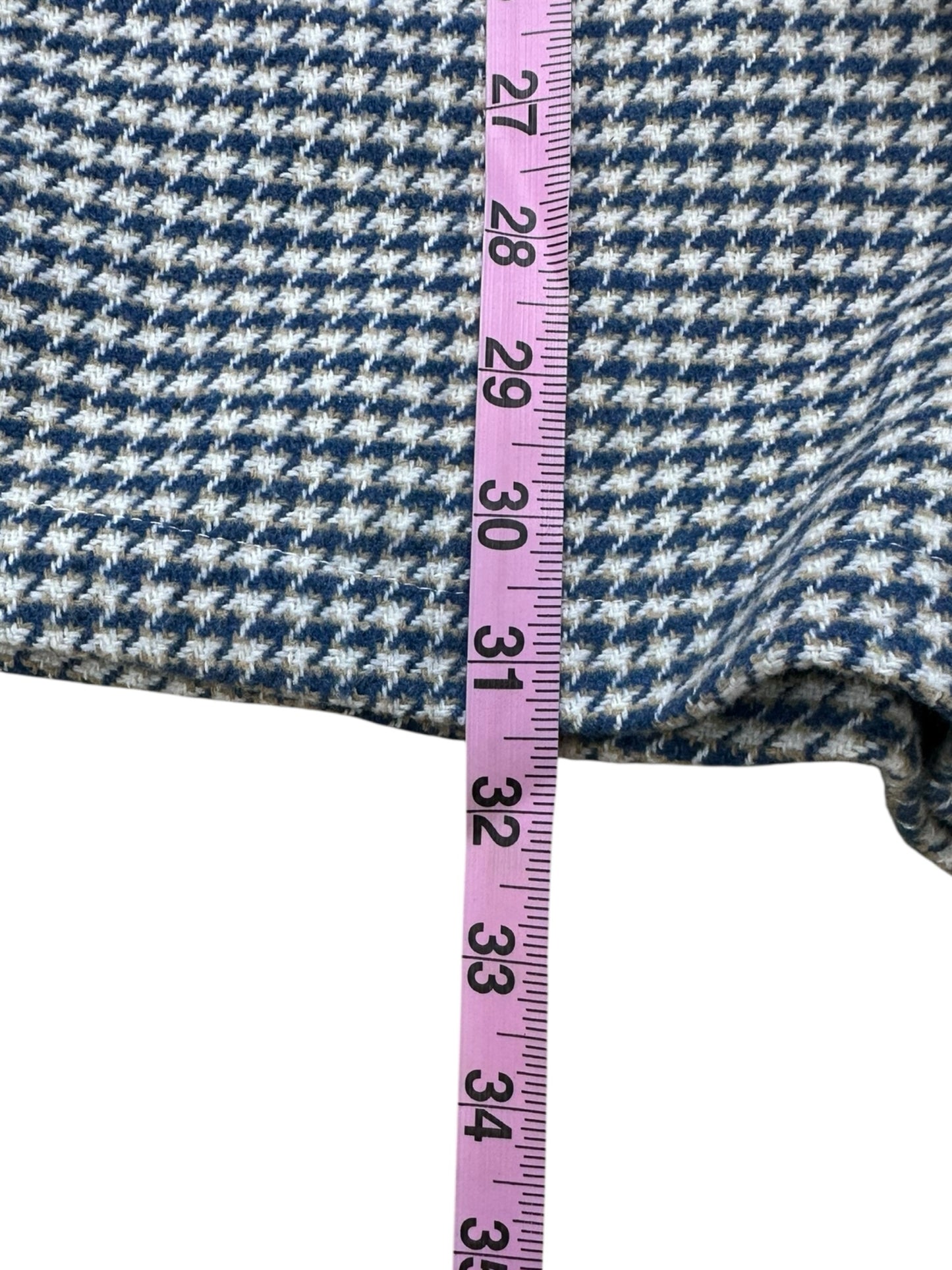 Sage The Label NWT Blue Houndstooth Journaling Romper Size S