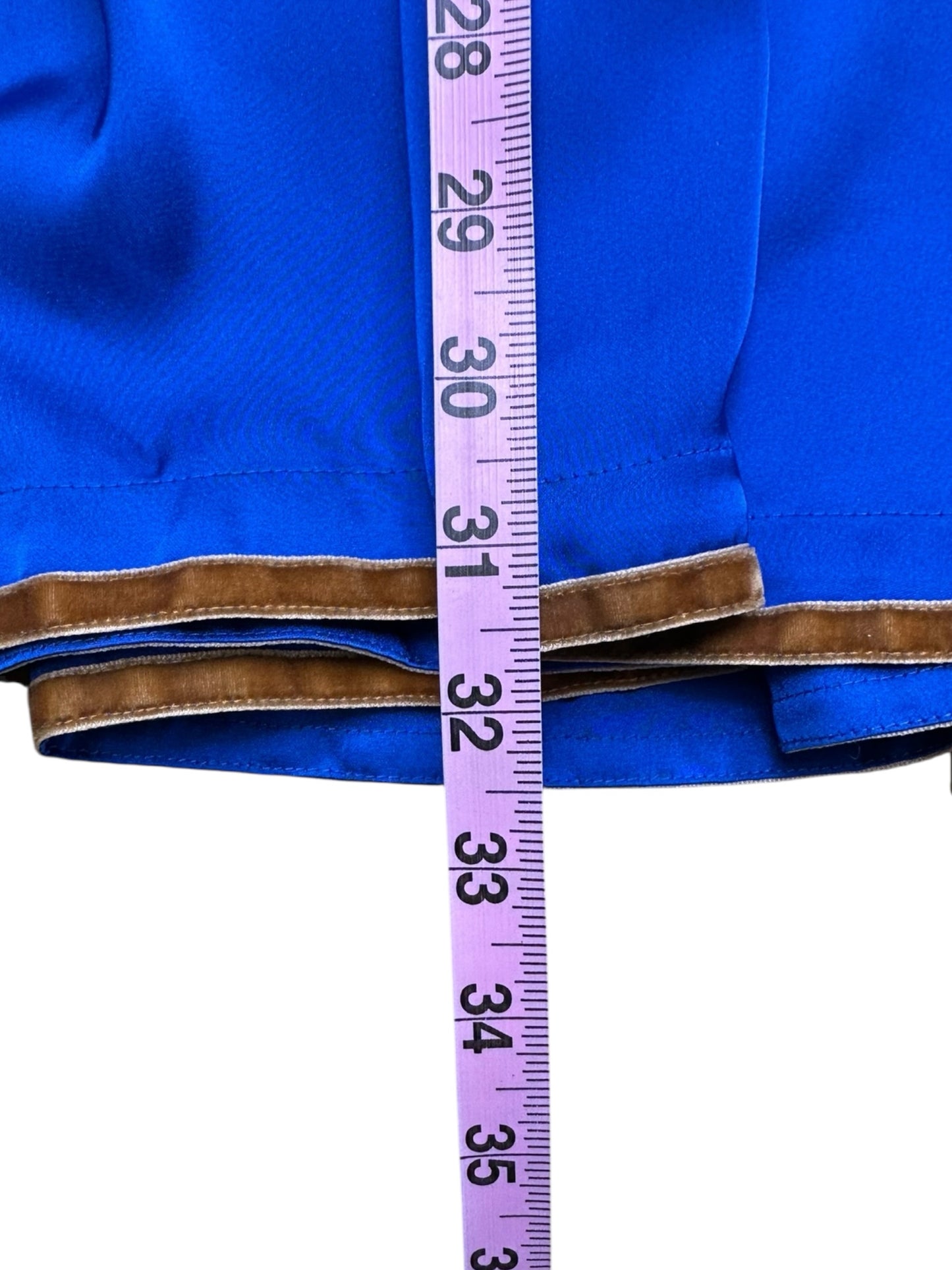 Alden Adair Cobalt Blue Charlotte Mini Dress Size XS