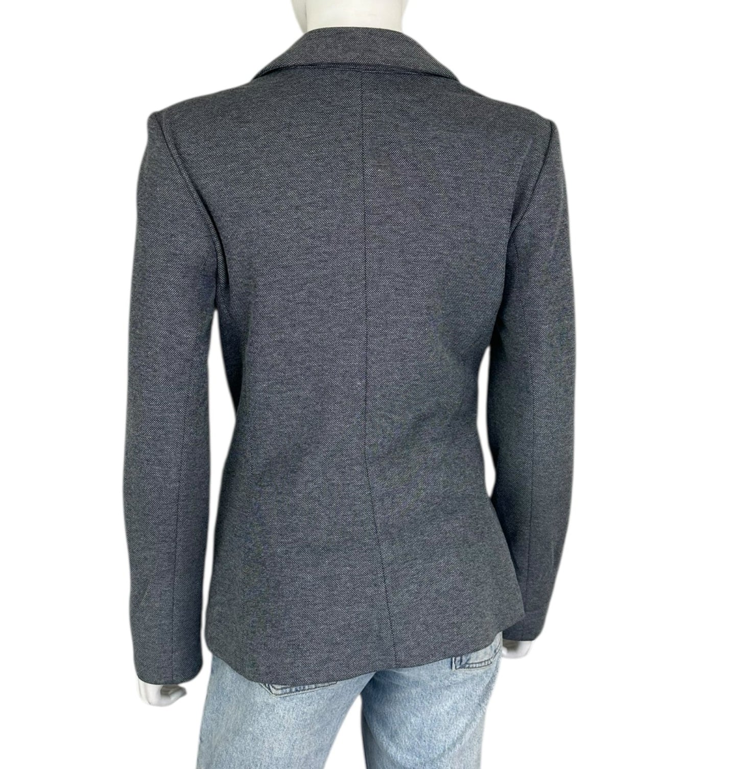 EXPRESS Grey Cotton Blazer Size S