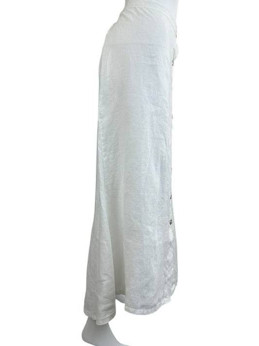 Bryn Walker NWT White 100% Linen CINZIA Skirt Size XXL