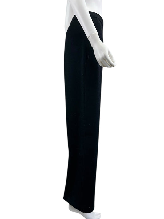 St. John Black Knit Pants Size 4