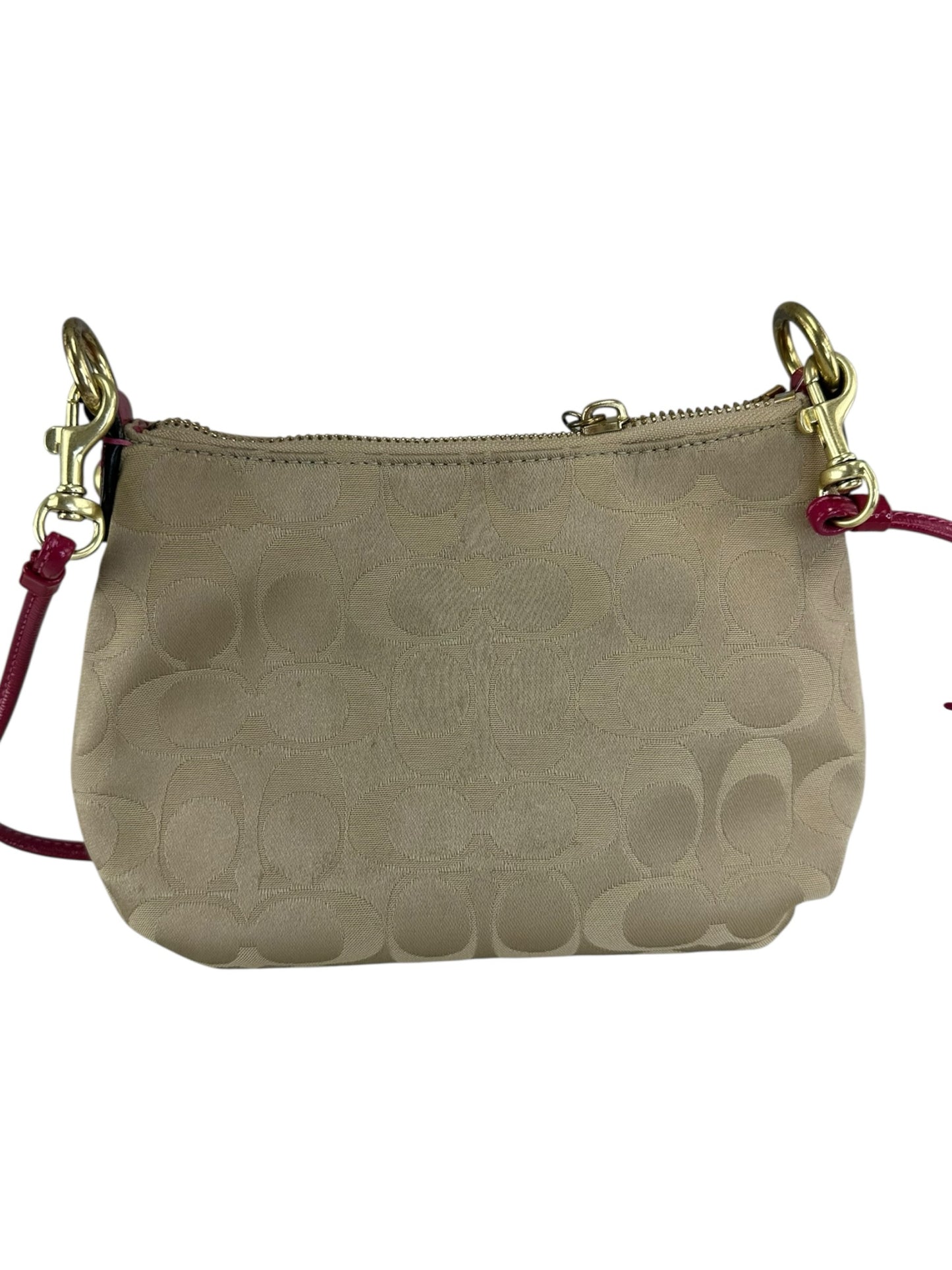coach Tan Monogram Crossbody