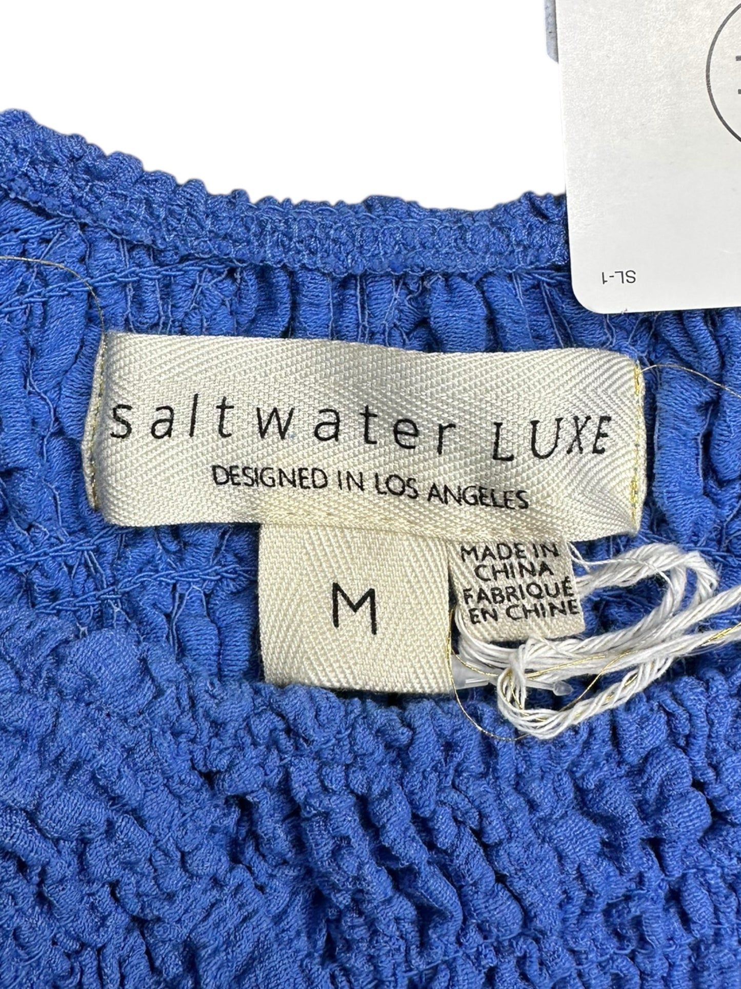 Saltwater Luxe NWT Blue Adrianna Long Sleeve Dress Size M