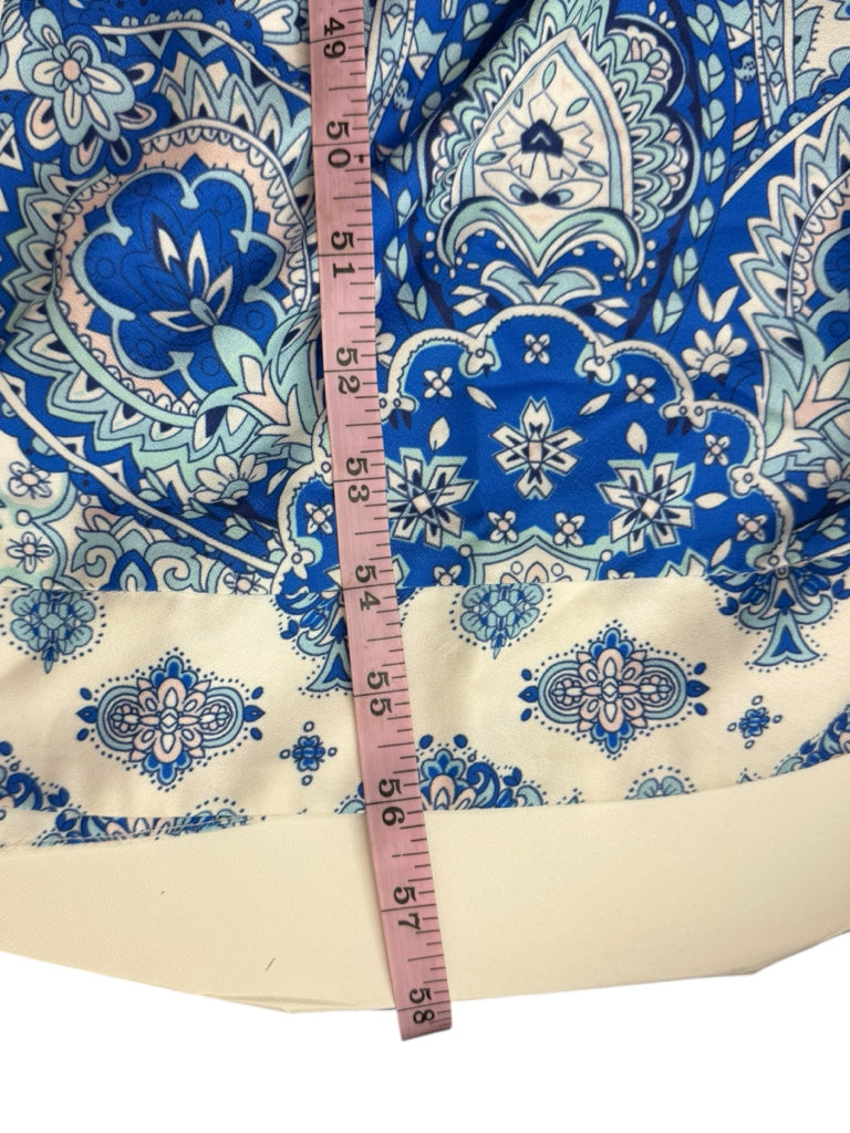 RAISHAMA Studio NWT Blue Maya Floral Shirt Dress Size 18