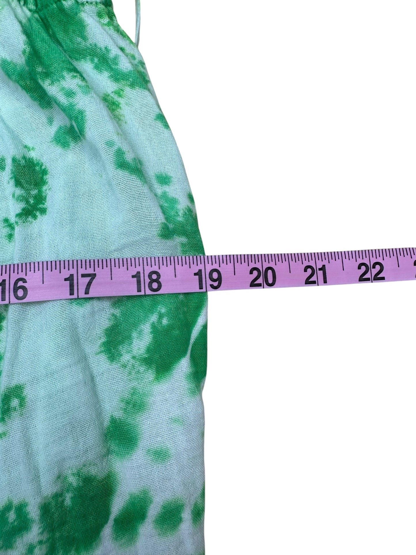 stark Green Tie-Dye Pants Jumpsuit Size M