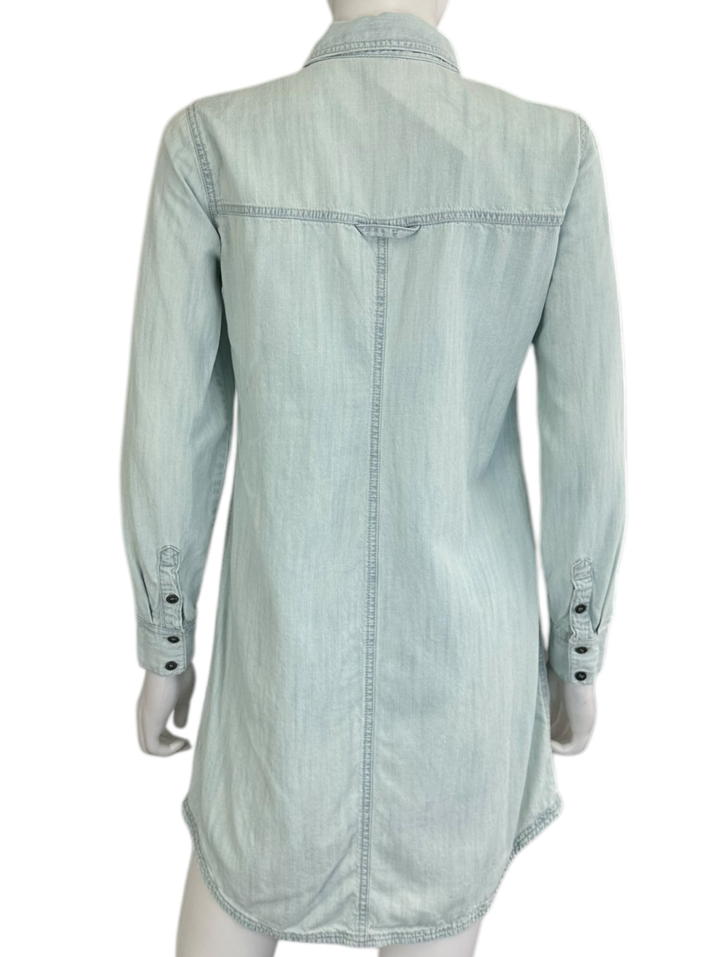EILEEN FISHER Long Sleeve Button Dress Size XS