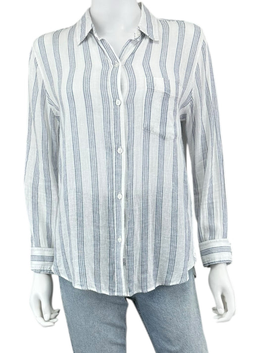Rails Charlie Cayman Stripe Button-Down Shirt Size S