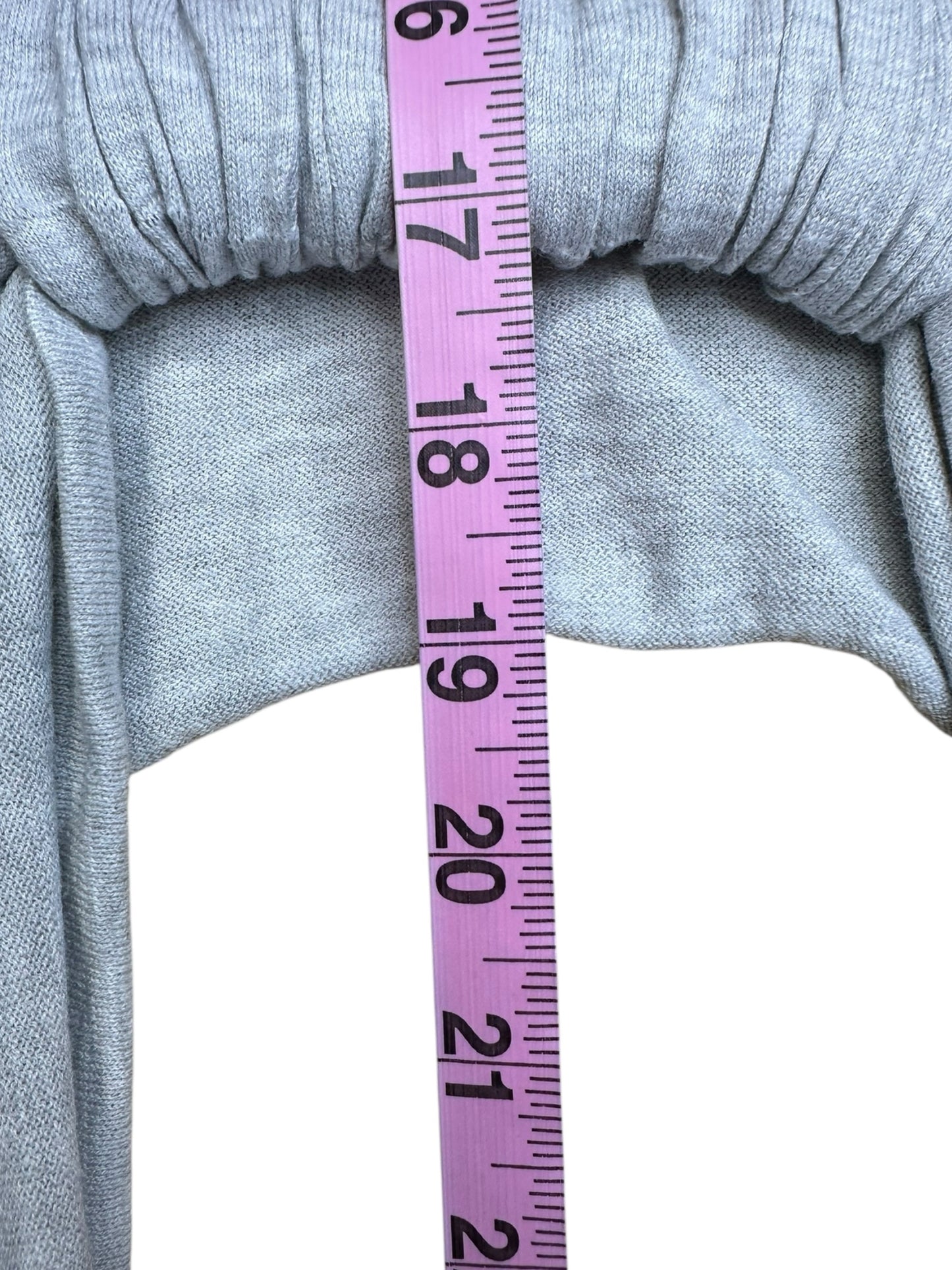 WHITE + WARREN Grey Synched Top Size M