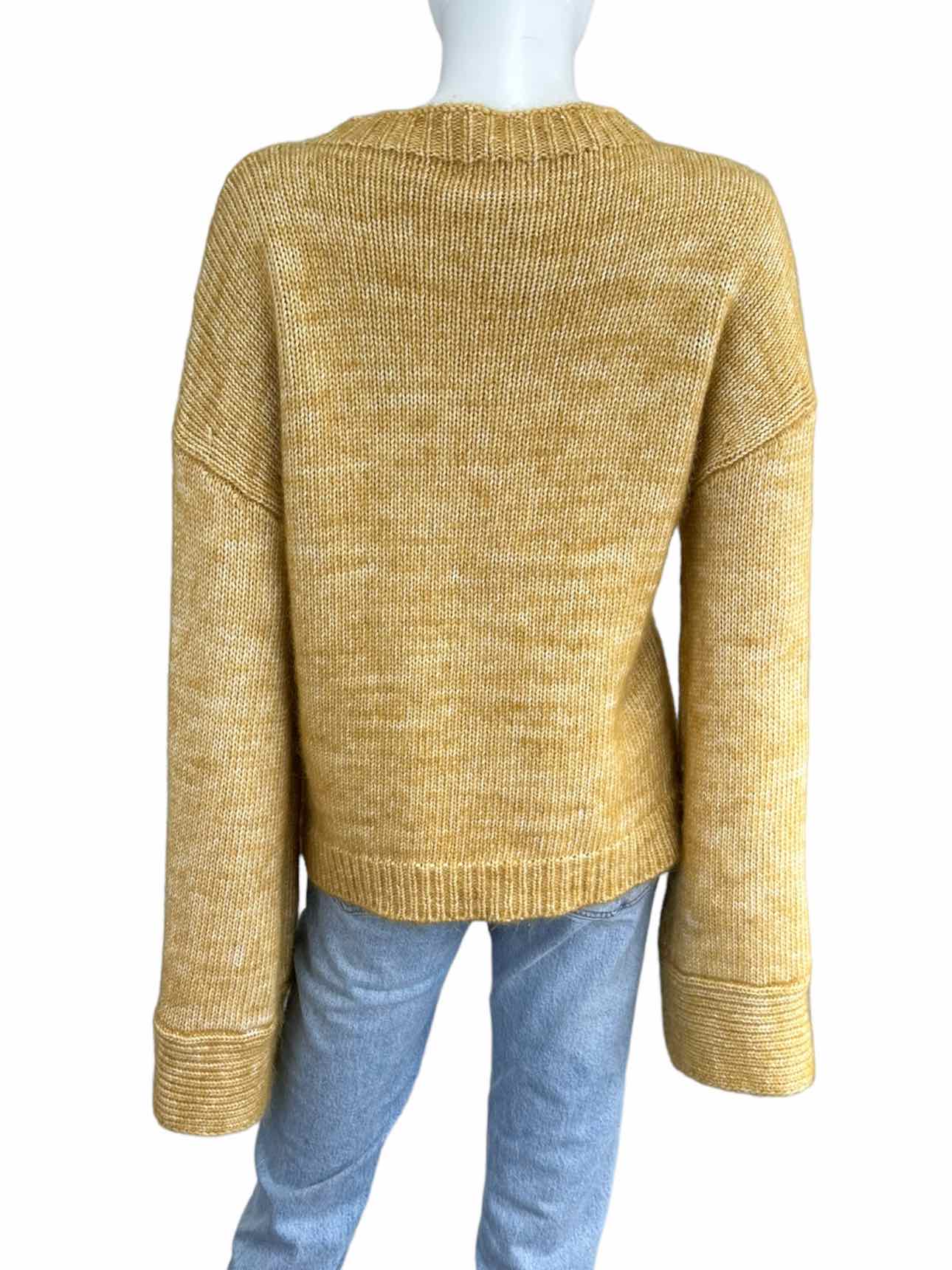 joie Yellow Wool Mohair Sweater Size S