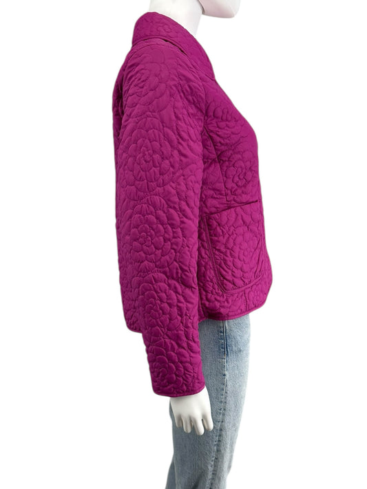 Talbots Purple Quilted Puffer Jacket Size SP