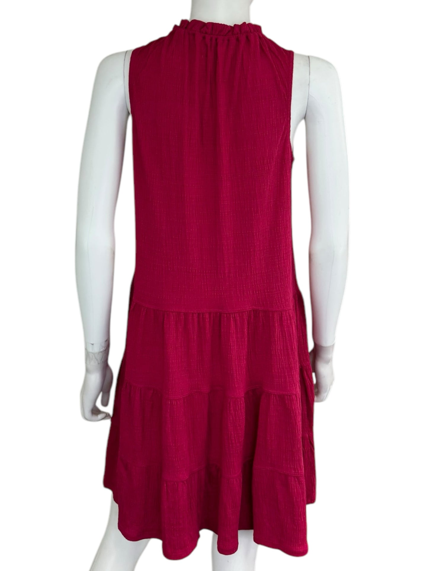 MAX STUDIO Magenta Mini Flowy Dress Size XS
