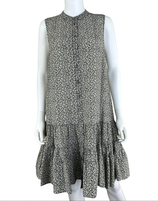 Joie Black and Cream Casual Dress Size S