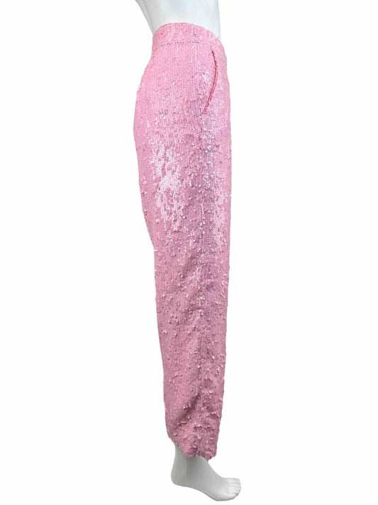 J. Crew COLLECTION NWT Pastel Pink Sequin Pants Size 6