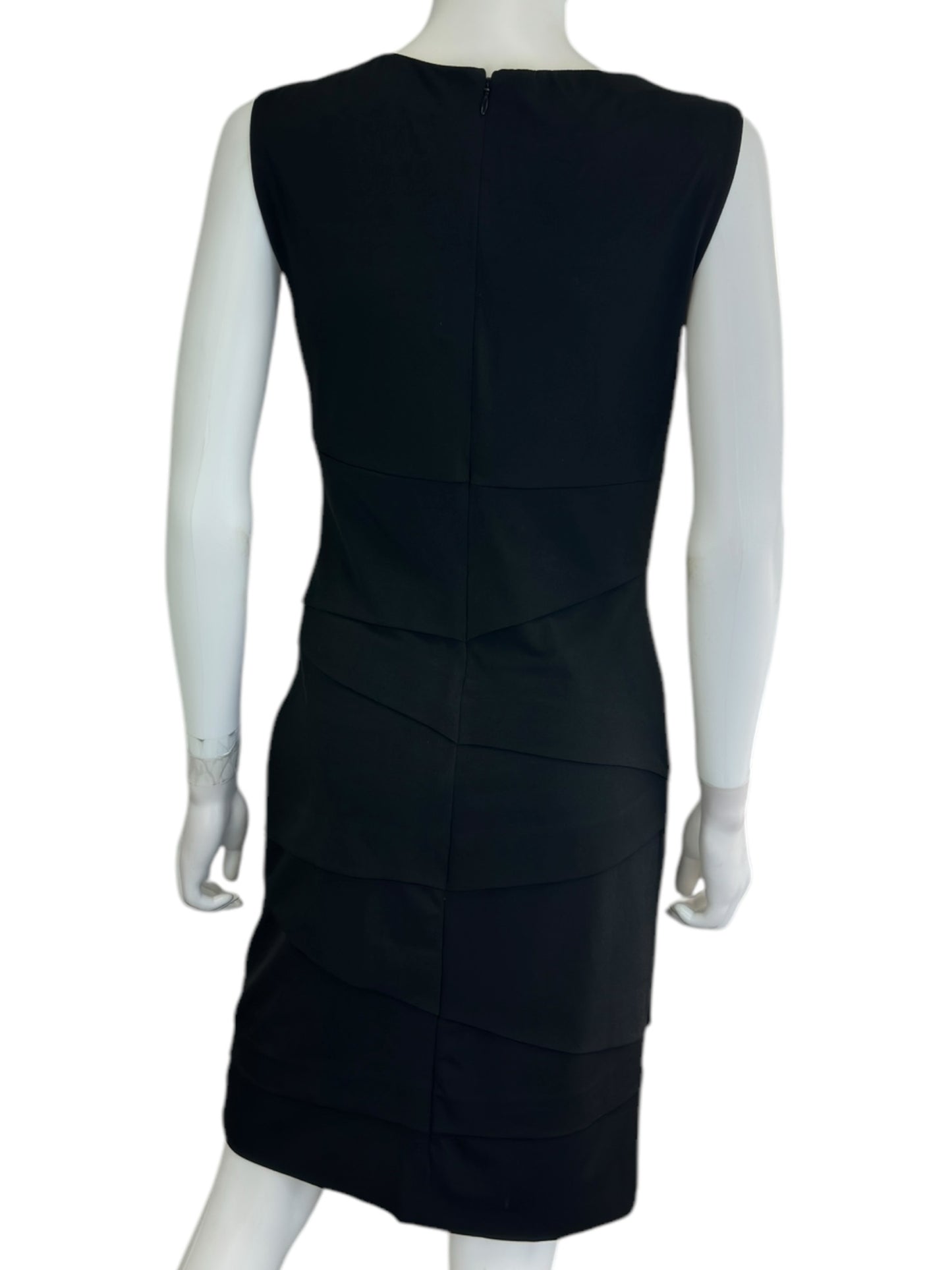 White House Black Market Black Mini Cocktail Dress Size M