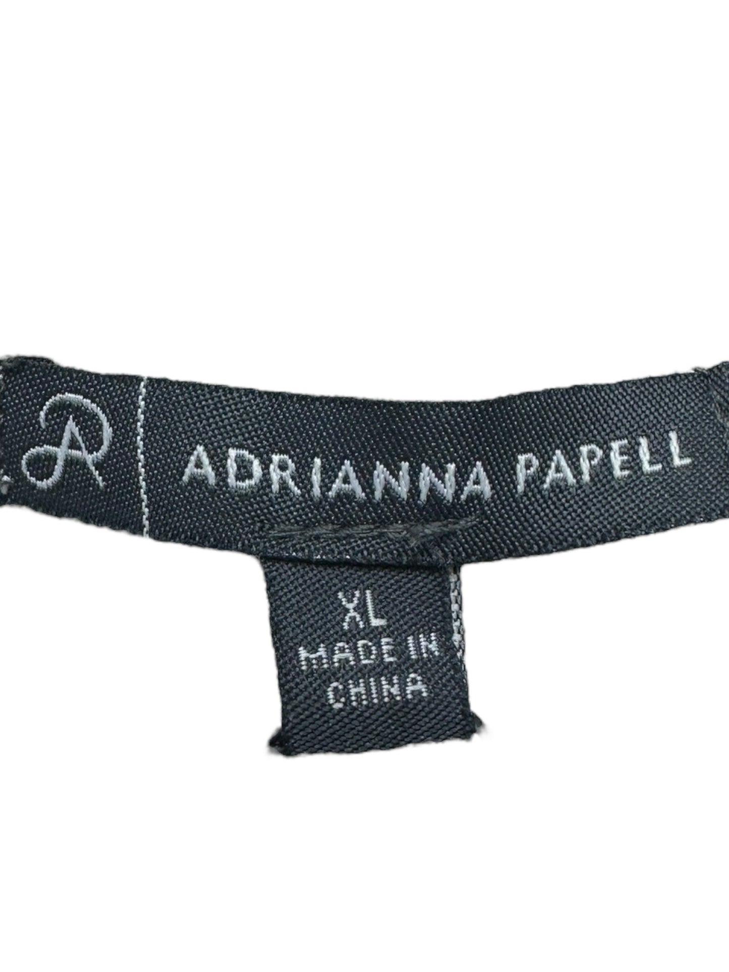 Adrianna Papell NWT Black Twofer Sweater Size XL