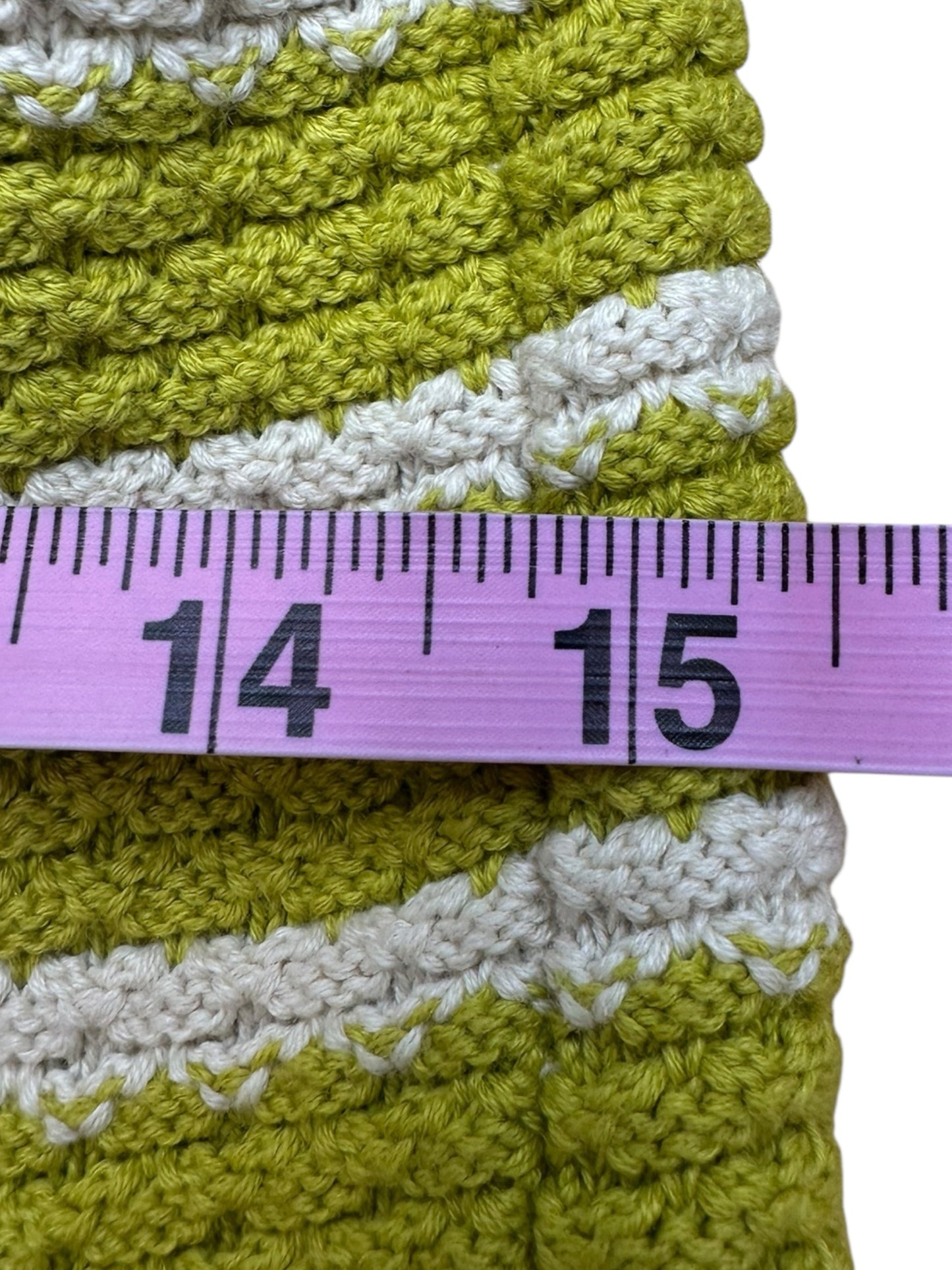 heartloom NWT Green Striped Sweater Cardigan Size XS