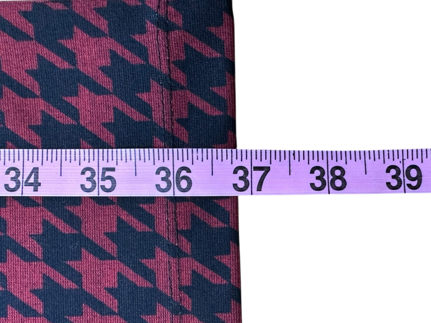 SANCTUARY NWT Red Houndstooth Pants Size M