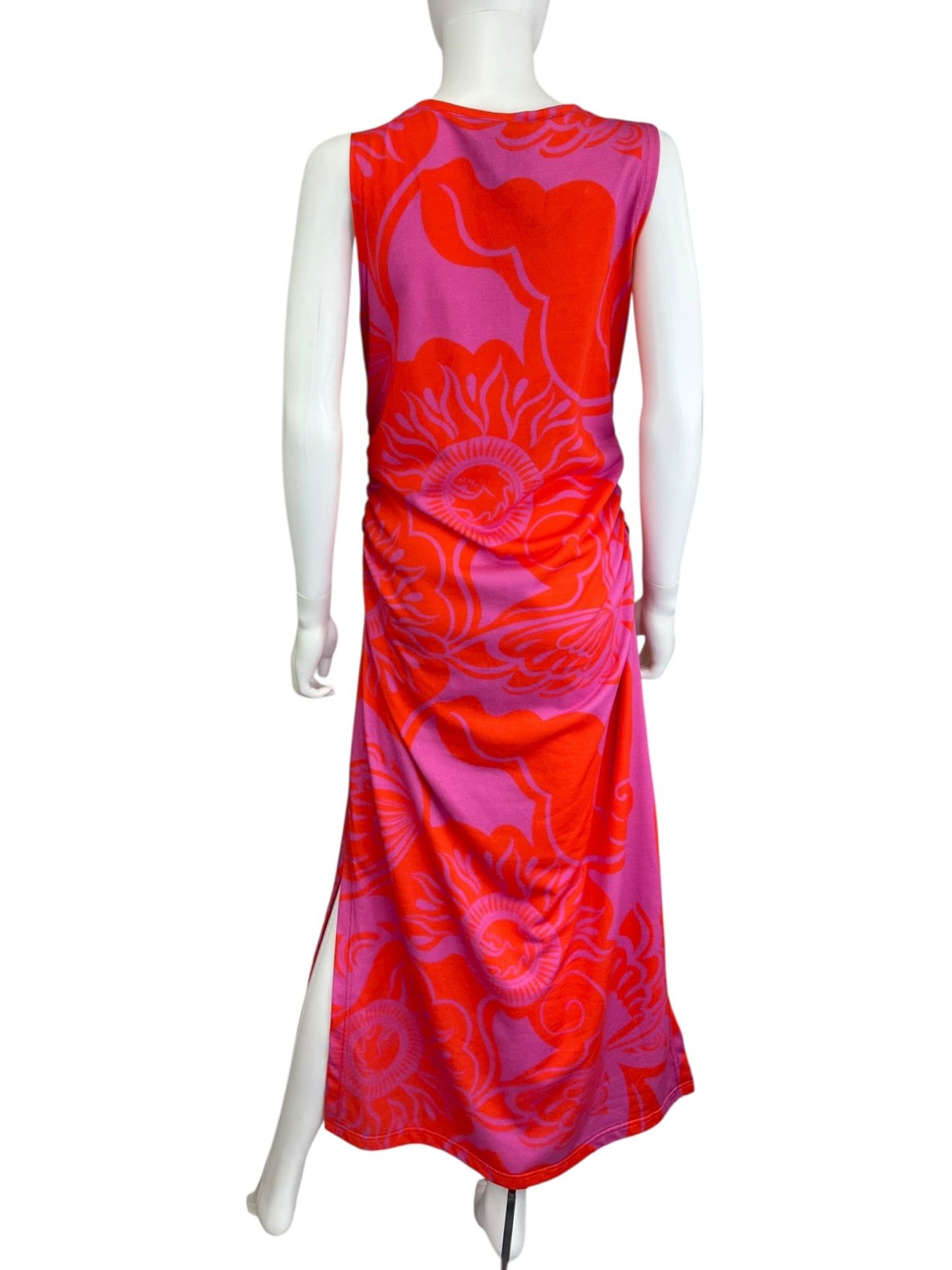Alden Adair NWT Red Print Maxi Dress Size S