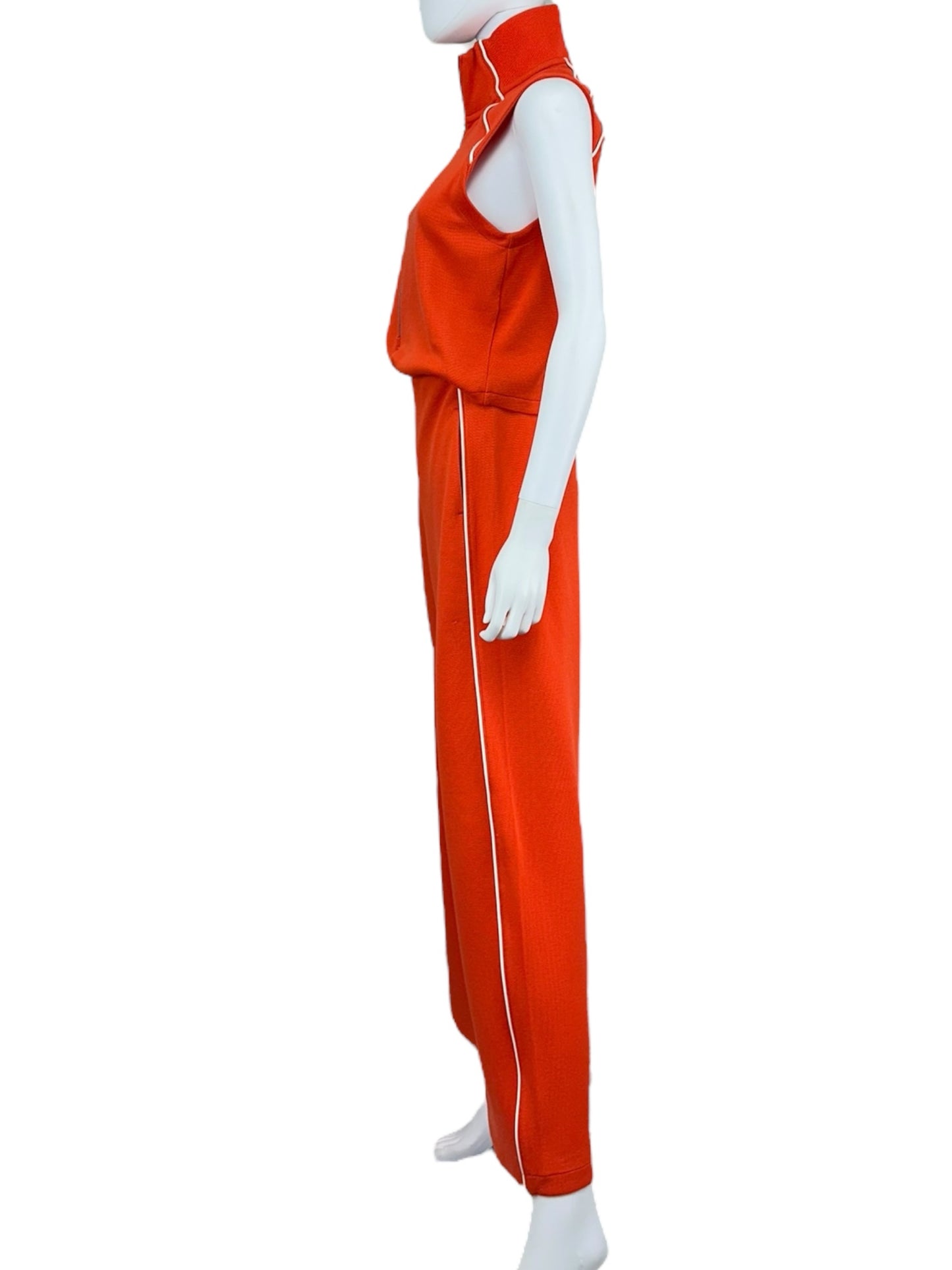 SPANX Orange AirEssentials Mockneck Jumpsuit Size S