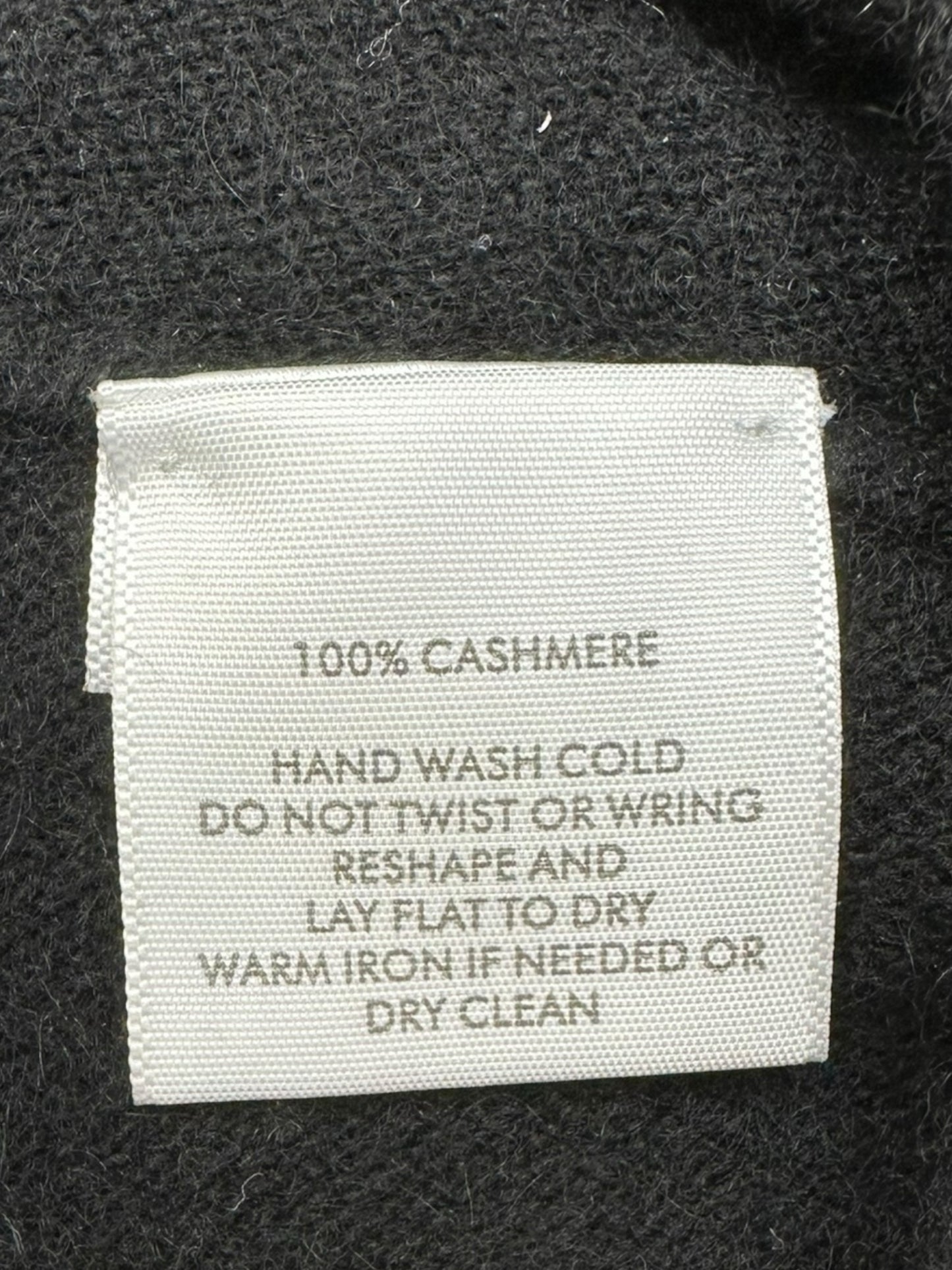 WHITE + WARREN Black 100% Cashmere Sweater Size S