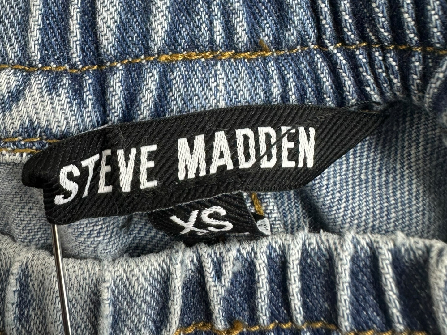 STEVE MADDEN NWT Keenie Side Snap Denim Jeans Size XS