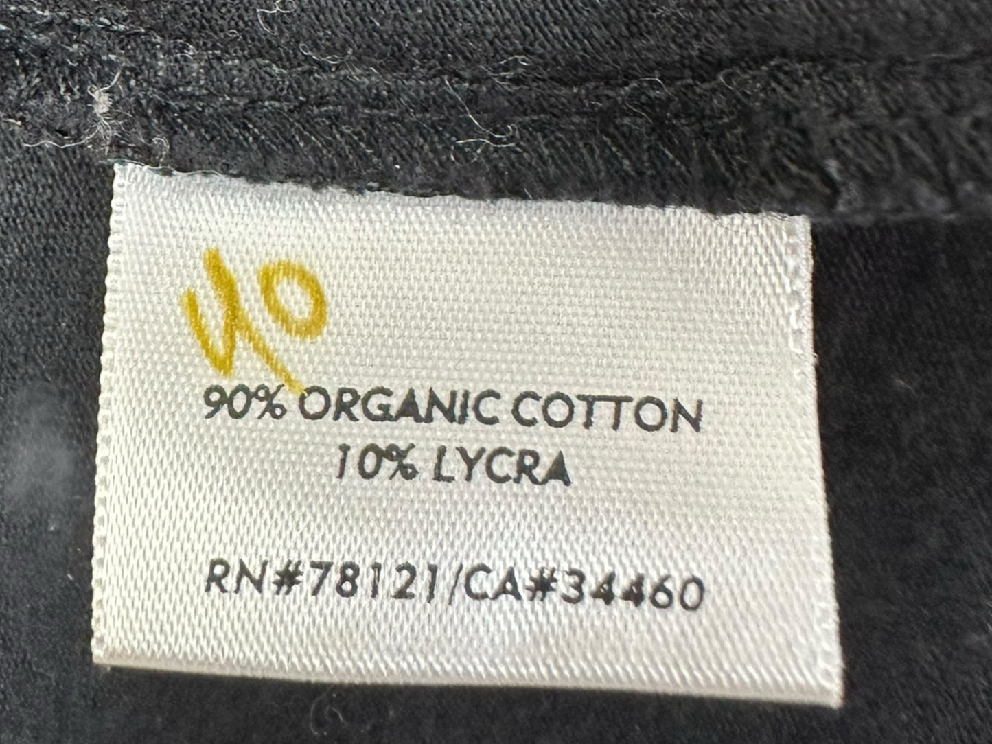 EILEEN FISHER Black Organic Cotton Jacket Size S