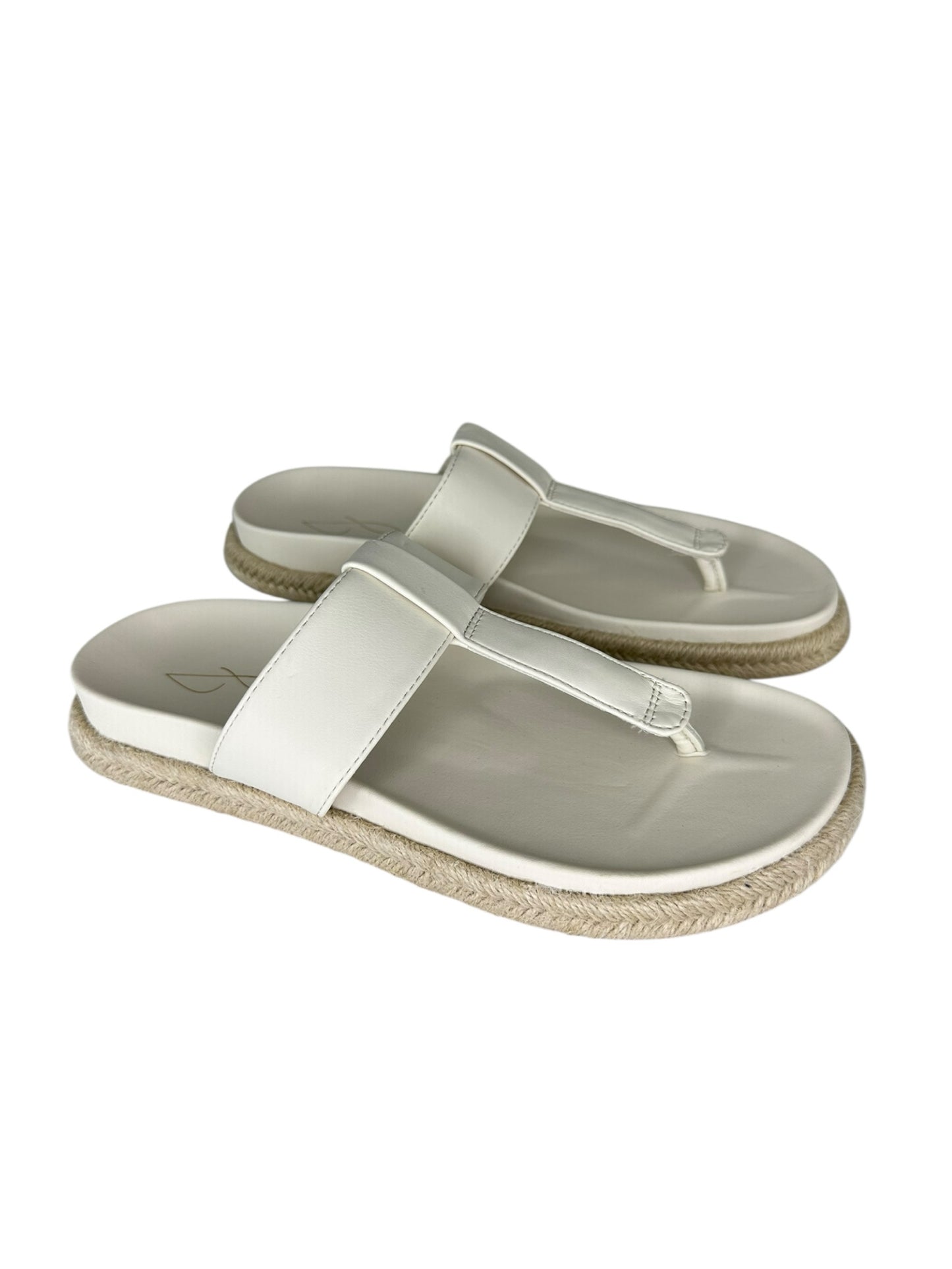 joie White Nacho Thong Sandals Size 7