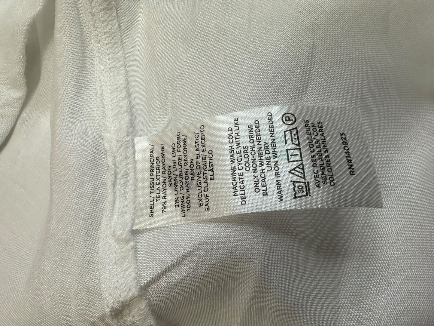LOFT White Mini Dress Size 8