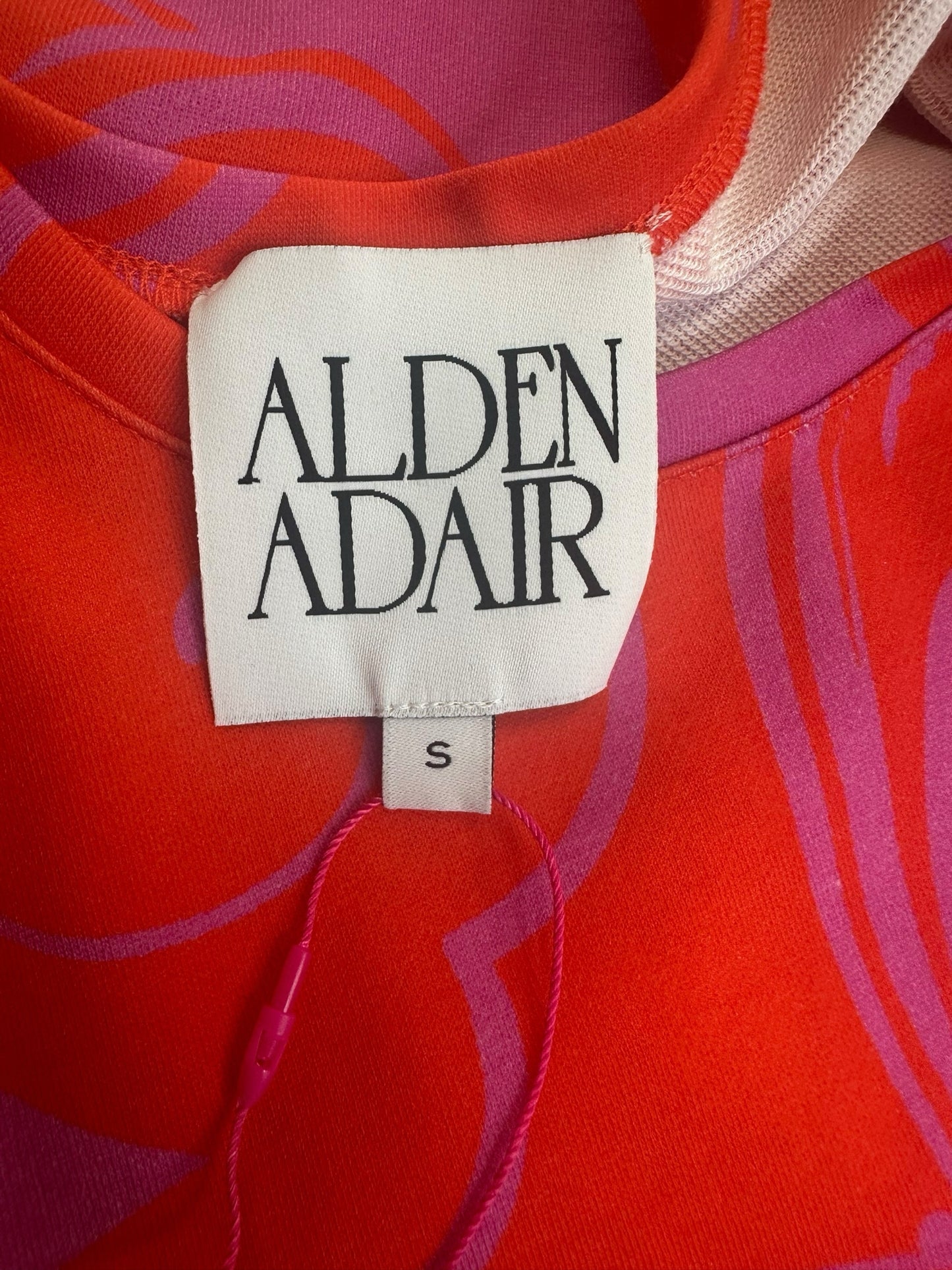 Alden Adair NWT Red Print Maxi Dress Size S